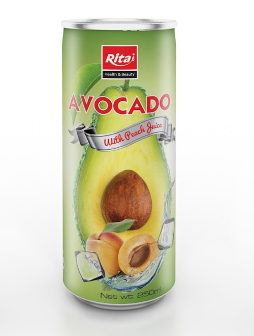 250ml Avocado with Peach Juice